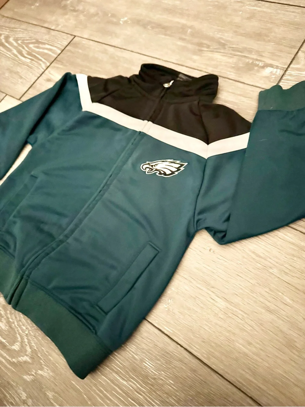 NFL Philadelphia Eagles Full Zip Jacket 4T NWOT